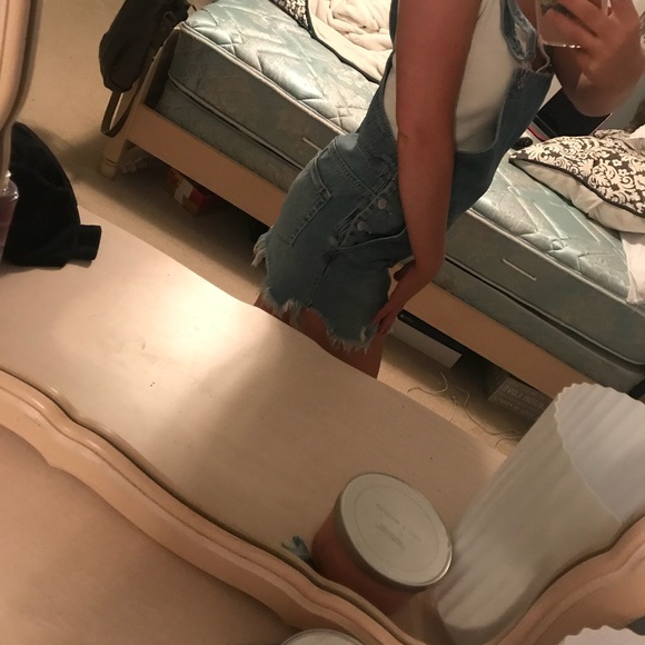 Denim Overall Dress with Buckles from Free People - Picture 6 of 6